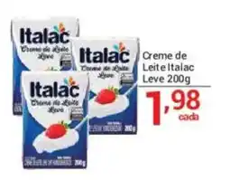 X Supermercados Creme de Leite Italac Leve oferta
