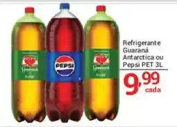 X Supermercados Refrigerante Guaraná Antarctica ou Pepsi oferta
