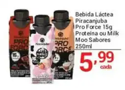 X Supermercados Bebida Láctea Piracanjuba Pro Force 15g oferta