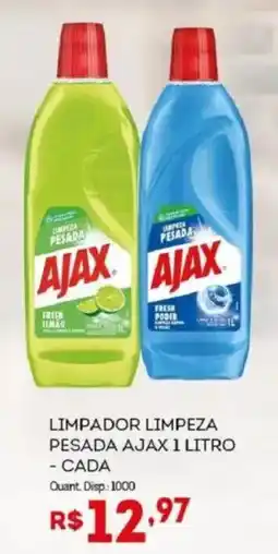 Bistek Supermercados Limpador limpeza pesada ajax 1 litro oferta
