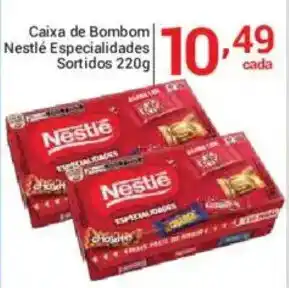 X Supermercados Caixa de Bombom Nestlé Especialidades Sortidos oferta