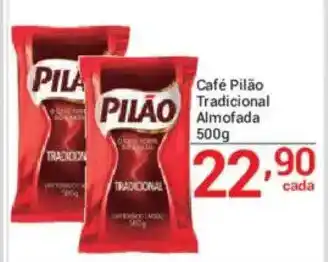 X Supermercados Café Pilão Tradicional oferta
