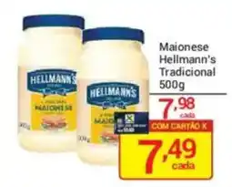 X Supermercados Maionese hellmann's tradicional oferta