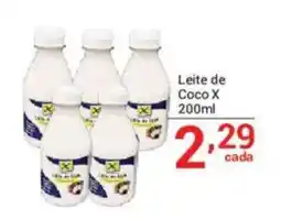 X Supermercados Leite de Coco X oferta