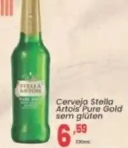 Primor Supermercado Cerveja Stella Artois Pure Gold sem glúten oferta