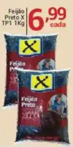 X Supermercados Feijão Preto X oferta