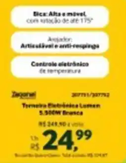 Quero Quero Torneiro Eletrônica Lumen oferta