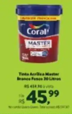 Quero Quero Tinta Acrílica Master Branco Fosco oferta