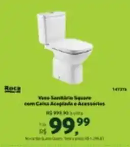 Quero Quero Vaso Sanitário Square com Caixa Aquecida e Acessórios oferta