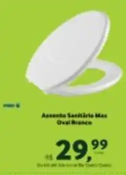 Quero Quero Assento Sanitário Max Ovai Branco oferta