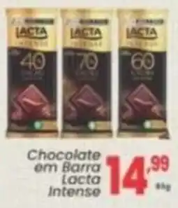 Primor Supermercado Chocolate em Barra Lacta Intense oferta