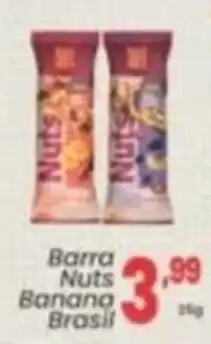Primor Supermercado Barra Nuts Banana Brasil oferta