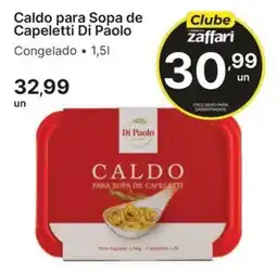 Comercial Zaffari Caldo para sopa de capeletti oferta