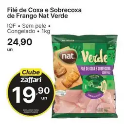 Comercial Zaffari Filé de coxa e sobrecoxa de frango nat verde oferta