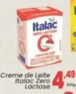 Primor Supermercado Creme de Leite Italac Zero Lactose oferta