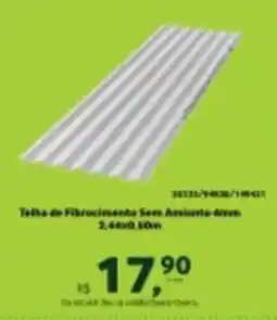 Quero Quero Telha de Fibrocimento Sem Amianto oferta