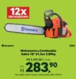 Quero Quero Motosserra a Combustão Sahara 18" 61,5cc 3,99hp oferta