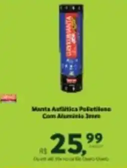 Quero Quero Manta Asfáltica Pelotiliano Com Alumínio 3mm oferta