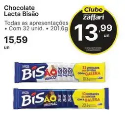 Comercial Zaffari Chocolate Lacta Bisão oferta
