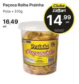 Comercial Zaffari Paçoca Rolha Prainha oferta