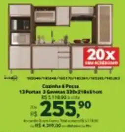 Quero Quero Cozinha 6 Peças oferta