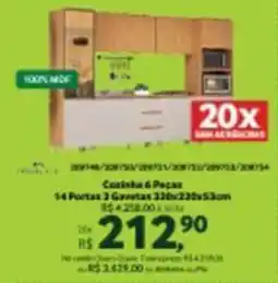Quero Quero Cozinha 6 Peças oferta