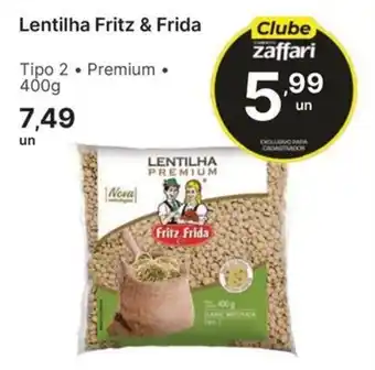 Comercial Zaffari Lentilha fritz & frida oferta
