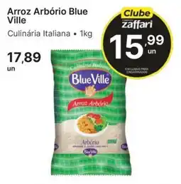 Comercial Zaffari Arroz Arbório Blue Ville oferta