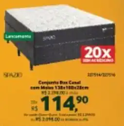 Quero Quero Conjunto Box Canal oferta