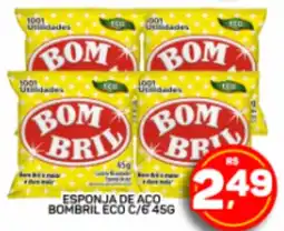 Juzan esponja de aço bombril eco oferta