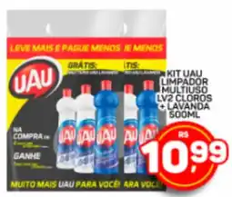 Juzan kit uau limpador multiuso lv2 cloros + lavanda oferta