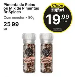 Comercial Zaffari Pimenta do Reino ou Mix de Pimentas oferta