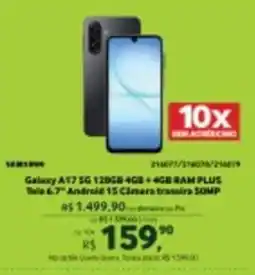 Quero Quero Galaxy a17 5g 12gb 4gb ram plus oferta