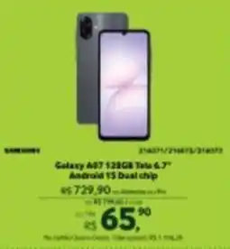 Quero Quero Galaxy a07 128gb tela 6.7" android 15 dual chip oferta