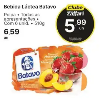Comercial Zaffari Bebida Láctea Batavo oferta