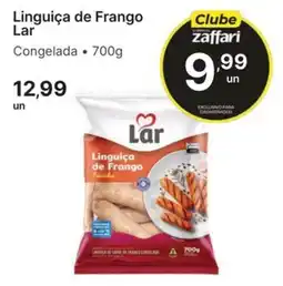 Comercial Zaffari Linguiça de Frango Fininha oferta