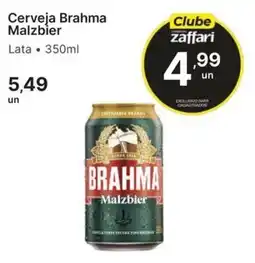 Comercial Zaffari Cerveja Brahma Malzbier oferta