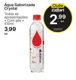 Comercial Zaffari Água Saborizada Crystal oferta