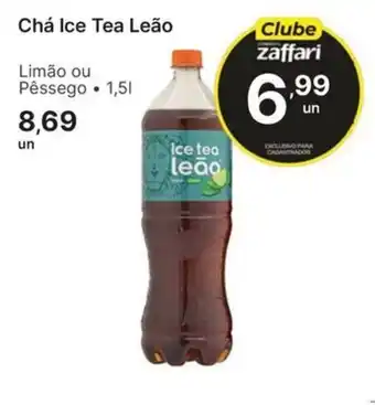Comercial Zaffari Chá Ice Tea Leão oferta
