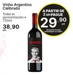 Comercial Zaffari Vinho Argentino Calibrado oferta