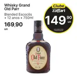 Comercial Zaffari Whisky Grand Old Parr oferta