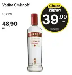 Comercial Zaffari Vodka Smirnoff oferta