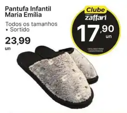Comercial Zaffari Pantufa Infantil Maria Emília oferta