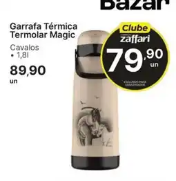 Comercial Zaffari Garrafa Térmica Termolar Magic Cavalos oferta