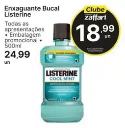 Comercial Zaffari Enxaguante bucal listerine oferta