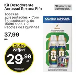 Comercial Zaffari Kit Desodorante Aerossol Rexona Fifa oferta