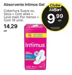 Comercial Zaffari Absorvente Intimus Gel oferta