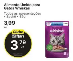 Comercial Zaffari Alimento Úmido para Gatos Whiskas oferta