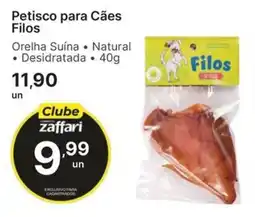 Comercial Zaffari Petisco para Cães Filos oferta