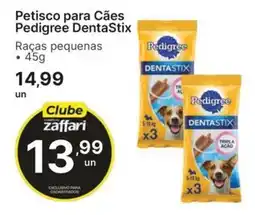 Comercial Zaffari Petisco para Cães Pedigree DentaStix Raças pequenas oferta